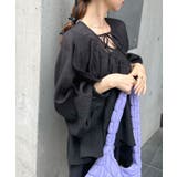 フェミニンもカジュアルも自在に。前後2Wayフリルトップス | futier land | 詳細画像8 