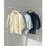 華やかな着こなしの主役。リボンカラーバルーンスリーブショートブルゾン | futier land | 詳細画像27 