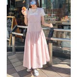 2種類楽しめる表情。前後2wayワイドストラップギャザーワンピース | futier land | 詳細画像19