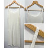 上品シルエット×涼しげデザイン。インナーキャミ付きマーメイドポロワンピース | futier land | 詳細画像9