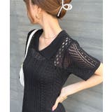 上品シルエット×涼しげデザイン。インナーキャミ付きマーメイドポロワンピース | futier land | 詳細画像17