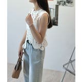 セットアップでも単品でも使える。カットレースアシンメトリースカート&トップス | futier land | 詳細画像11