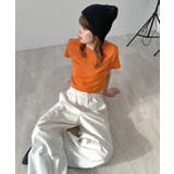 《ABYSアビス》着心地抜群のショート丈T。ワンポイント刺繍クロップドTシャツ | futier land | 詳細画像21 