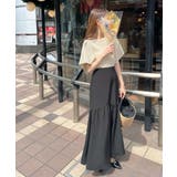 汗染み防止の柔らかいサマーニット。フリル袖ニットトップス | futier land | 詳細画像21
