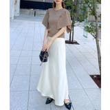 汗染み防止の柔らかいサマーニット。フリル袖ニットトップス | futier land | 詳細画像22