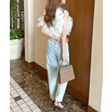 3WAY楽しめるシルエットのチュールドッキングTシャツ | futier land | 詳細画像25