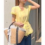 フェミニンなシルエットが魅力。フリルペプラムブラウス | futier land | 詳細画像29