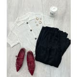 《ABYSアビス》ひんやり冷感！サラっと羽織れるメッシュショート丈サマーニットカ… | futier land | 詳細画像42 