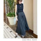 軽やかで上品な揺れ感。シルキーシフォンフレアスカート | futier land | 詳細画像6