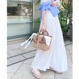 軽やかで上品な揺れ感。シルキーシフォンフレアスカート | futier land | 詳細画像13