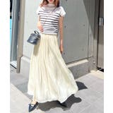 軽やかで上品な揺れ感。シルキーシフォンフレアスカート | futier land | 詳細画像21