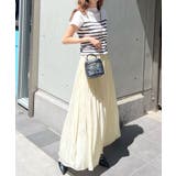 軽やかで上品な揺れ感。シルキーシフォンフレアスカート | futier land | 詳細画像24