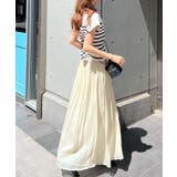 軽やかで上品な揺れ感。シルキーシフォンフレアスカート | futier land | 詳細画像20
