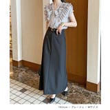 さらっと決まる相性◎フレンチスリーブショルダーフリルリボンブラウス | futier land | 詳細画像7 