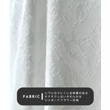 華やかな透け感が女性らしい。ジャガードフラワーキャミワンピース | futier land | 詳細画像6 