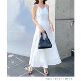 華やかな透け感が女性らしい。ジャガードフラワーキャミワンピース | futier land | 詳細画像7 