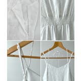 華やかな透け感が女性らしい。ジャガードフラワーキャミワンピース | futier land | 詳細画像10 