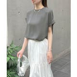 とろっとろした触感。とろみブラウス / 前後2way | futier land | 詳細画像32 