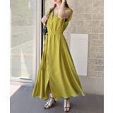 エレガントを包む。ショルダータックロングワンピース | futier land | 詳細画像22 