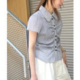 ホワイト | バランス取りやすい快適な着心地◎クロップドチェックシャーリングシャツ | futier land