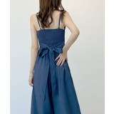 バックスタイルで差をつける。バックリボンキャミワイドオールインワン | futier land | 詳細画像24