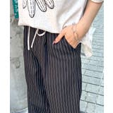 《ABYSアビス》チラ見せお洒落!レイヤード風ストライプパンツ | futier land | 詳細画像41