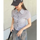 バランス取りやすい快適な着心地◎クロップドチェックシャーリングシャツ | futier land | 詳細画像10