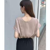 とろっとろした触感。とろみブラウス / 前後2way | futier land | 詳細画像18 