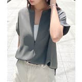 とろっとろした触感。とろみブラウス / 前後2way | futier land | 詳細画像30 