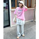 《ABYSアビス》目を惹く。FUNNYロゴプリント半袖Tシャツ | futier land | 詳細画像27 
