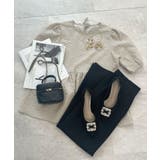 ポコポコ立体的なふんわりシルエット♪ ふくれジャガードペプラムブラウス | futier land | 詳細画像43 