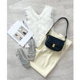 サマーニットで快適に。パールボタンチュールトップス | futier land | 詳細画像24 