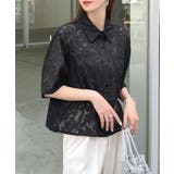 大人っぽく着こなす主役アイテム。半袖ジャガードフラワーシアーシャツ | futier land | 詳細画像27