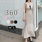 抜かりない360度美シルエット。サイドタックマーメイドワンピース | futier land | 詳細画像1