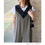 【オケージョン対応】大人な高見え。レースドッキングオールインワン | futier land | 詳細画像7 