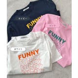 《ABYSアビス》目を惹く。FUNNYロゴプリント半袖Tシャツ | futier land | 詳細画像3 