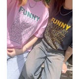 《ABYSアビス》目を惹く。FUNNYロゴプリント半袖Tシャツ | futier land | 詳細画像42 