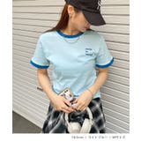 《ABYSアビス》配色が可愛い！コンパクトなワンポイント刺繍リンガーTシャツ | futier land | 詳細画像7 