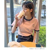 《ABYSアビス》配色が可愛い！コンパクトなワンポイント刺繍リンガーTシャツ | futier land | 詳細画像9 