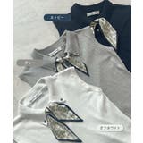 普段着からお仕事にも。スカーフタイ付ポロトップス | futier land | 詳細画像3 