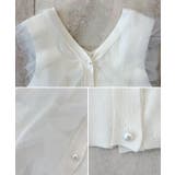 サマーニットで快適に。パールボタンチュールトップス | futier land | 詳細画像9 