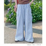 爽やかに目を惹く。ストライプカーゴパンツ | futier land | 詳細画像7