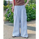 爽やかに目を惹く。ストライプカーゴパンツ | futier land | 詳細画像34