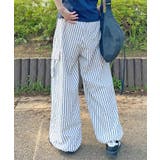 爽やかに目を惹く。ストライプカーゴパンツ | futier land | 詳細画像21