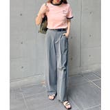 《ABYSアビス》配色が可愛い！コンパクトなワンポイント刺繍リンガーTシャツ | futier land | 詳細画像47 