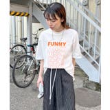 《ABYSアビス》目を惹く。FUNNYロゴプリント半袖Tシャツ | futier land | 詳細画像12 
