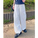 爽やかに目を惹く。ストライプカーゴパンツ | futier land | 詳細画像25