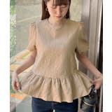 立体感のある華やかさ。バックWリボンウエストペプラムトップス | futier land | 詳細画像17