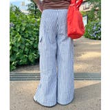 爽やかに目を惹く。ストライプカーゴパンツ | futier land | 詳細画像32
