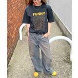 《ABYSアビス》目を惹く。FUNNYロゴプリント半袖Tシャツ | futier land | 詳細画像37 